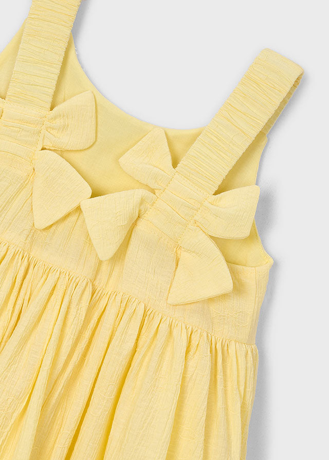 Vestido jacquard flores - mayoral - Mini Menina - SS26-3925