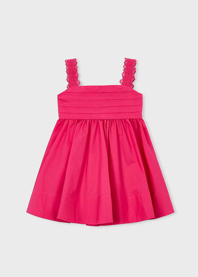 Vestido saten - mayoral - Mini Menina - SS26-3926