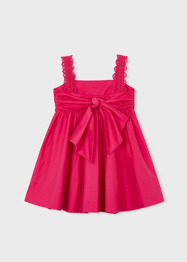 Vestido saten - mayoral - Mini Menina - SS26-3926