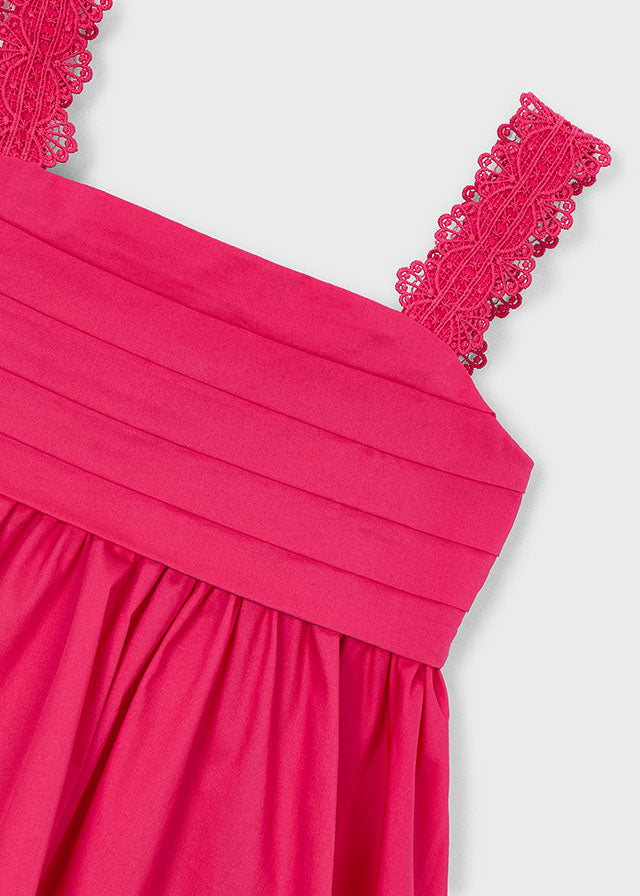 Vestido saten - mayoral - Mini Menina - SS26-3926