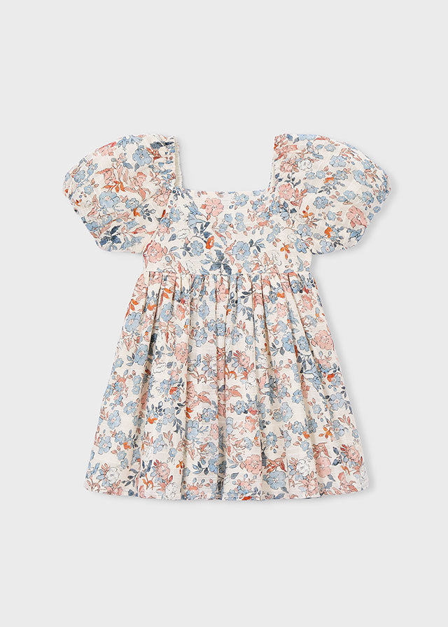 Vestido estampado - mayoral - Mini Menina - SS26-3928
