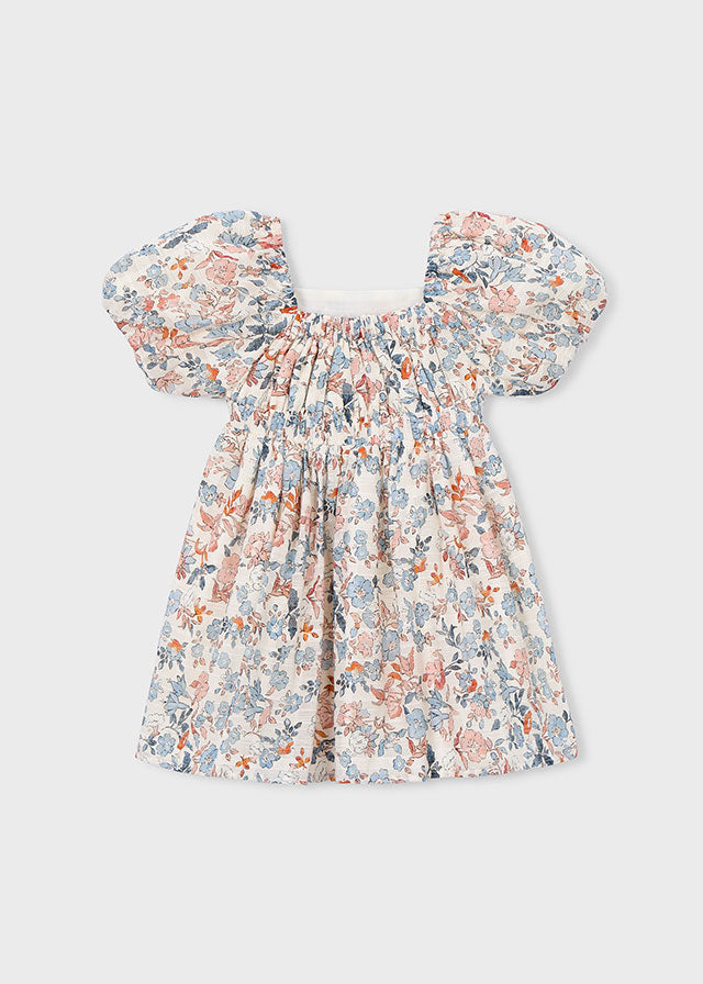 Vestido estampado - mayoral - Mini Menina - SS26-3928