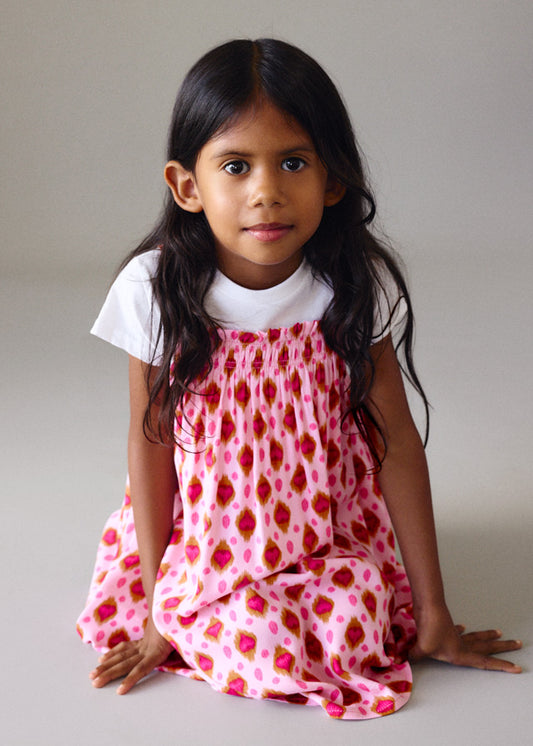 Vestido combinado - mayoral - Mini Menina - SS26-3933