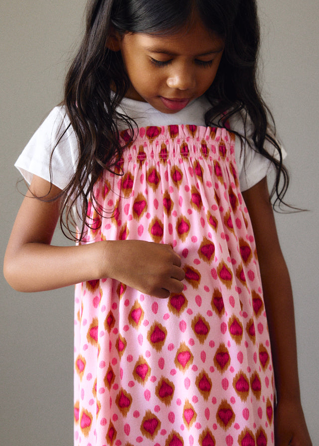 Vestido combinado - mayoral - Mini Menina - SS26-3933