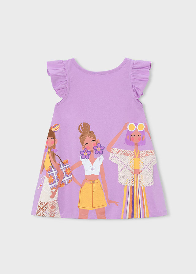 Vestido malha - mayoral - Mini Menina - SS26-3934