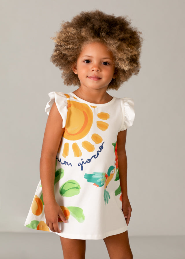 Vestido malha - mayoral - Mini Menina - SS26-3934
