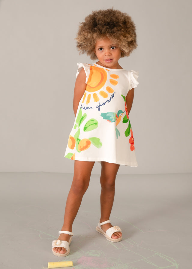 Vestido malha - mayoral - Mini Menina - SS26-3934
