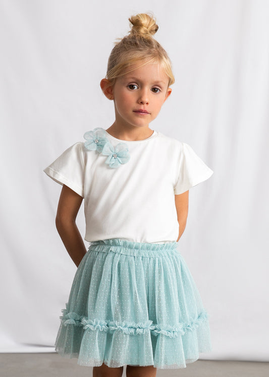 Conj.saia tule - mayoral - Mini Menina - SS26-3946