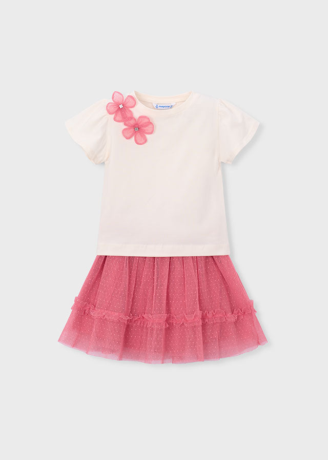 Conj.saia tule - mayoral - Mini Menina - SS26-3946