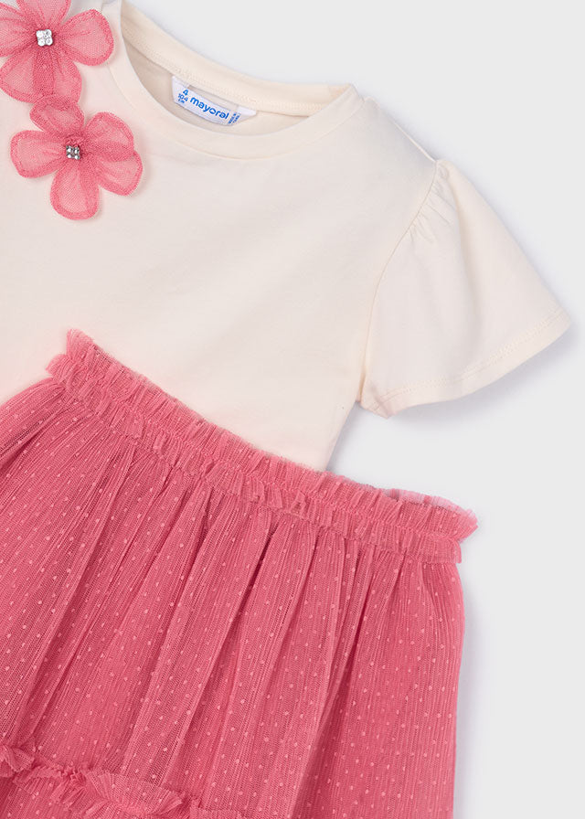 Conj.saia tule - mayoral - Mini Menina - SS26-3946