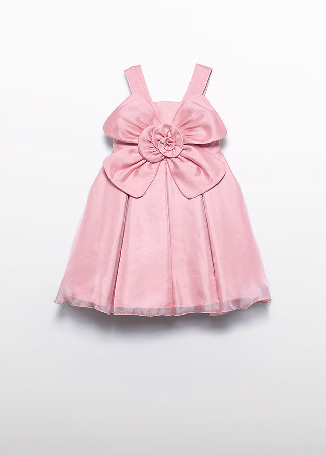 Vestido flor organza - Abel & Lula - A&L Mini Menina - SS26-5049