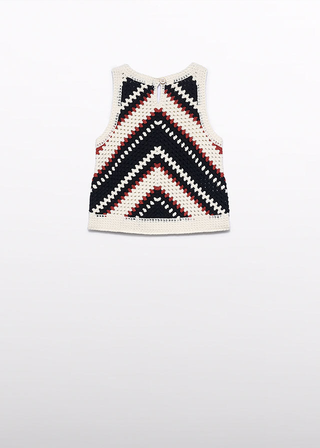 Top crochê - Abel & Lula - A&L Mini Menina - SS26-5173