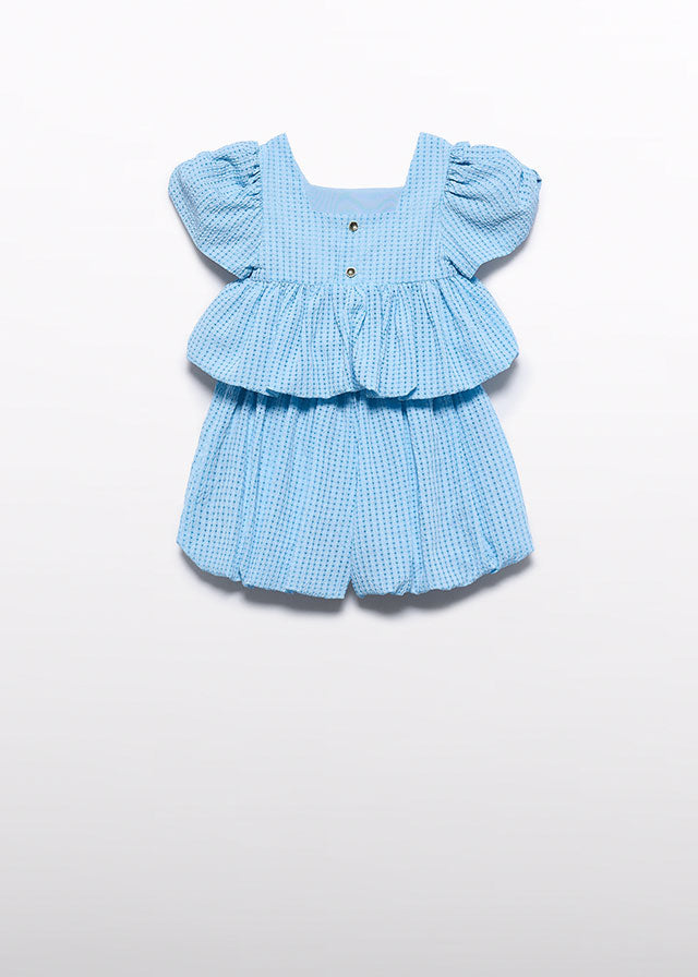 Conj. bermuda vicky - Abel & Lula - A&L Mini Menina - SS26-5208