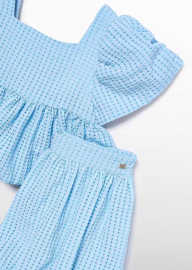 Conj. bermuda vicky - Abel & Lula - A&L Mini Menina - SS26-5208