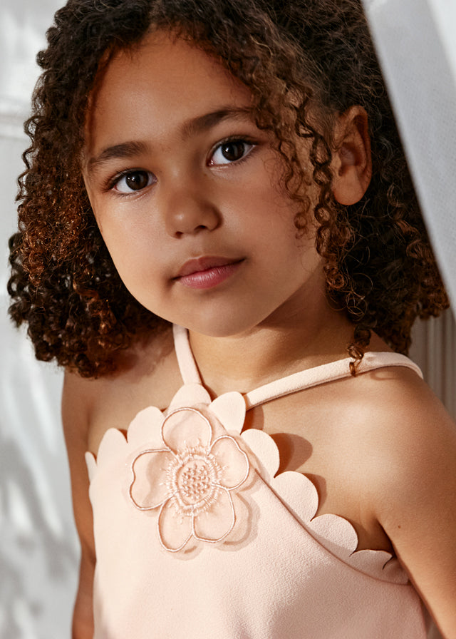 Conj. bermuda crepe ondas - Abel & Lula - A&L Mini Menina - SS26-5209