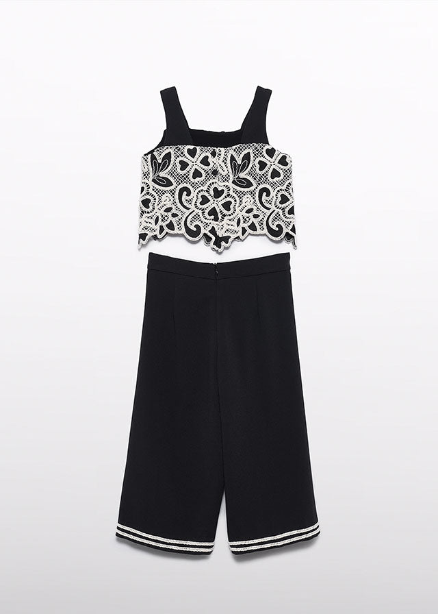 Conj. culote combiado - Abel & Lula - A&L Mini Menina - SS26-5217
