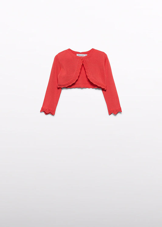 Bolero tricô - Abel & Lula - A&L Baby Menina - SS26-5301