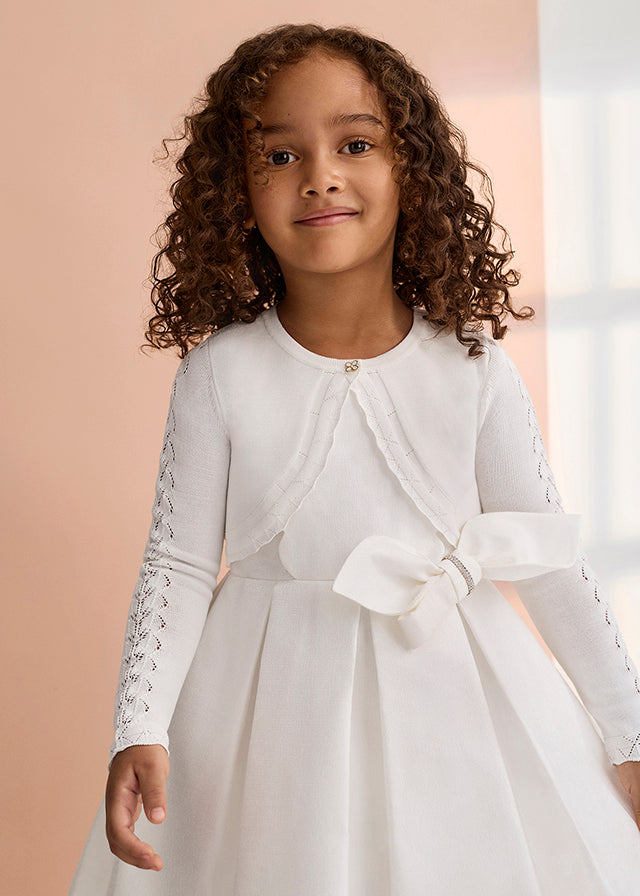 Bolero tricô - Abel & Lula - A&L Mini Menina - SS26-5304
