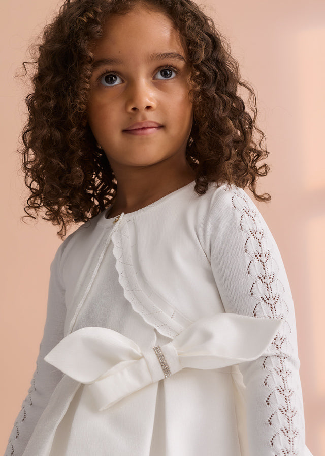 Bolero tricô - Abel & Lula - A&L Mini Menina - SS26-5304