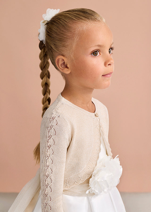 Bolero tricô - Abel & Lula - A&L Mini Menina - SS26-5304
