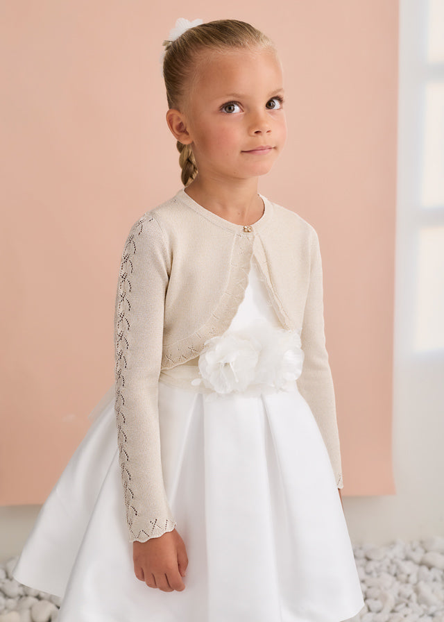 Bolero tricô - Abel & Lula - A&L Mini Menina - SS26-5304