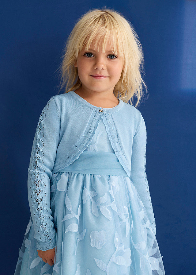 Bolero tricô - Abel & Lula - A&L Mini Menina - SS26-5304