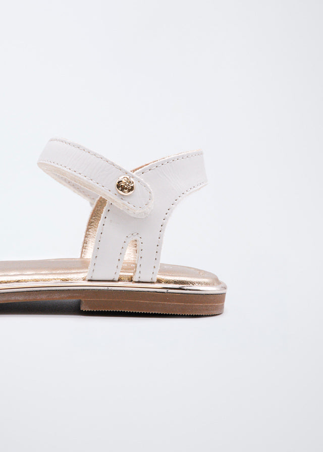 Sandália laçada tule - Abel & Lula - A&L Mini Menina - SS26-5489