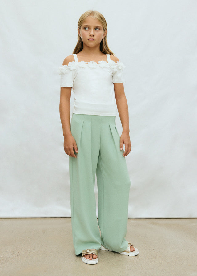 Camiseta m/curta flores 3d - mayoral - Menina - SS26-6003