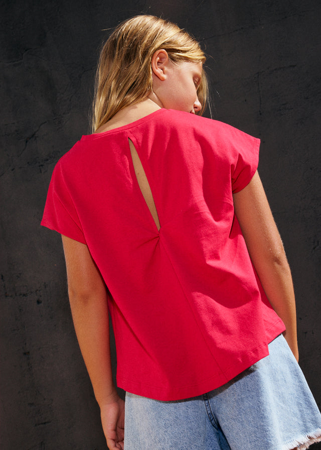 Camiseta m/cta gráfica - mayoral - Menina - SS26-6010