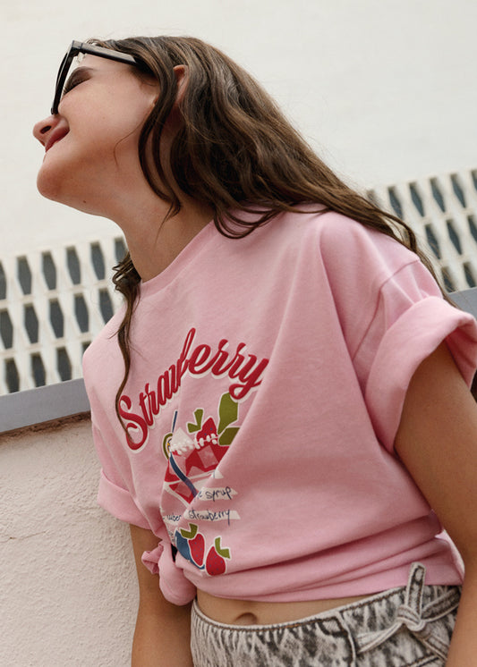 Camiseta m/cta gráfica - mayoral - Menina - SS26-6011