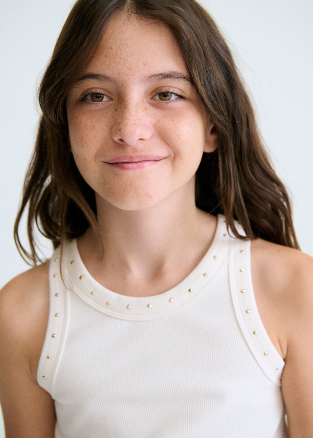 Camiseta caviada - mayoral - Menina - SS26-6013