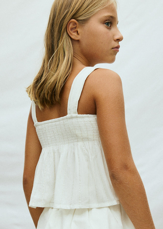 Top c/ laço de lurex - mayoral - Menina - SS26-6019