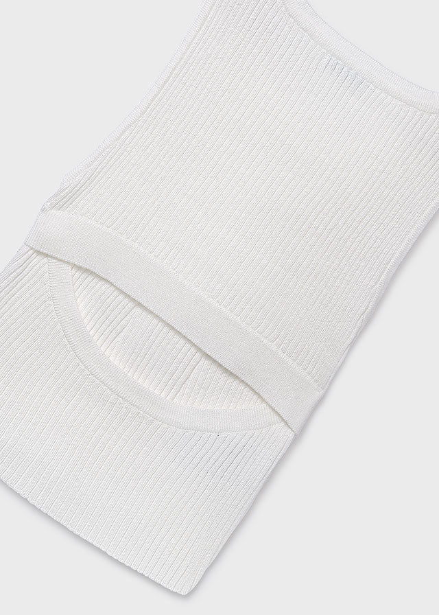 Top tricot recortado costas - mayoral - Menina - SS26-6026