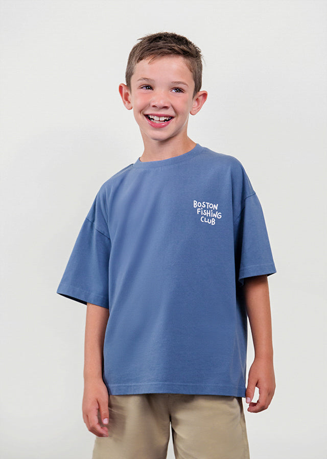 Camiseta m/curta peixes - mayoral - boston Kids - SS26-6042