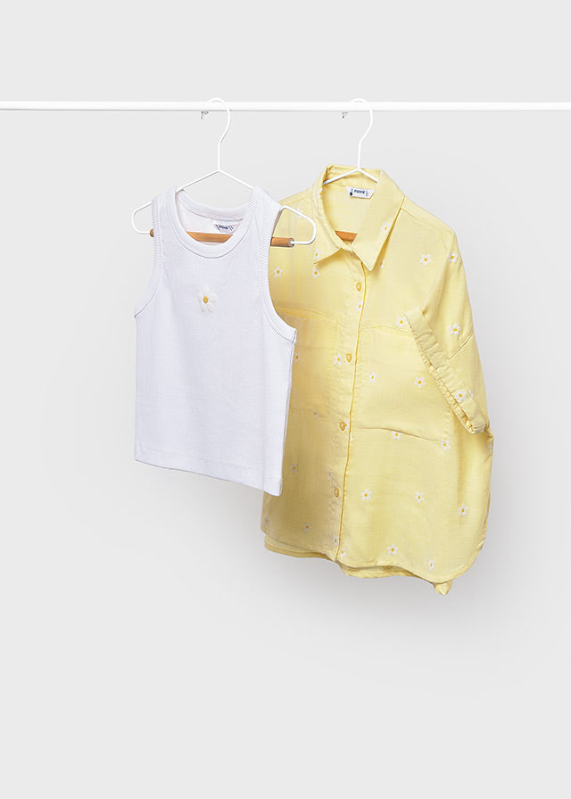 Blusa 2 peças - mayoral - Menina - SS26-6159