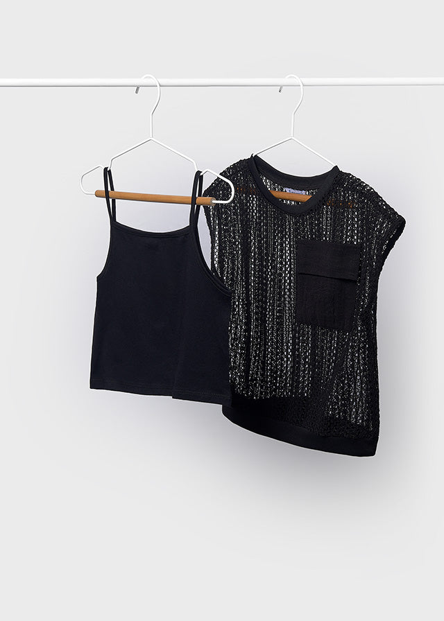 Twin set c/ bolso - mayoral - Menina - SS26-6160