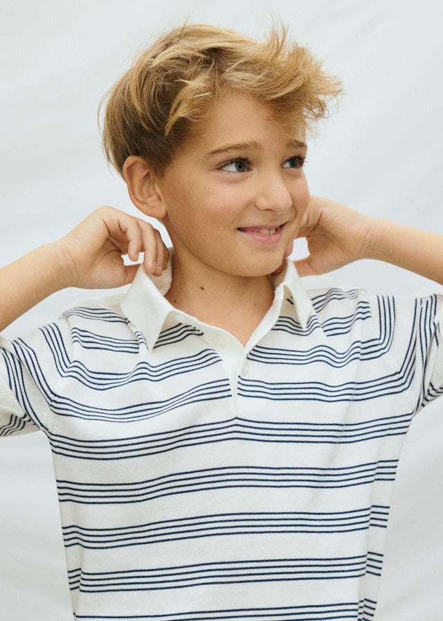 Polo m/curta tricô - mayoral - Menino - SS26-6162