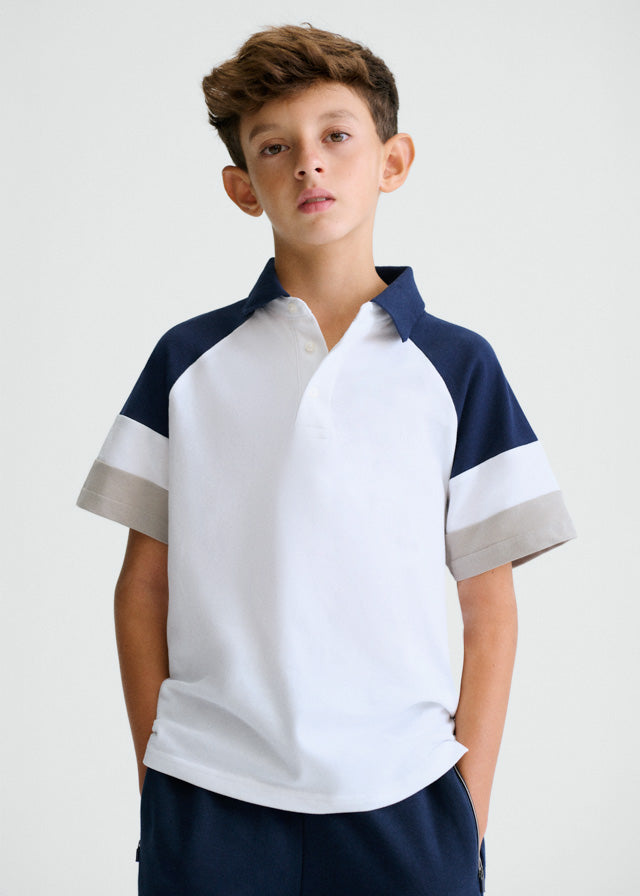 Polo m/curta combinado - mayoral - Menino - SS26-6165