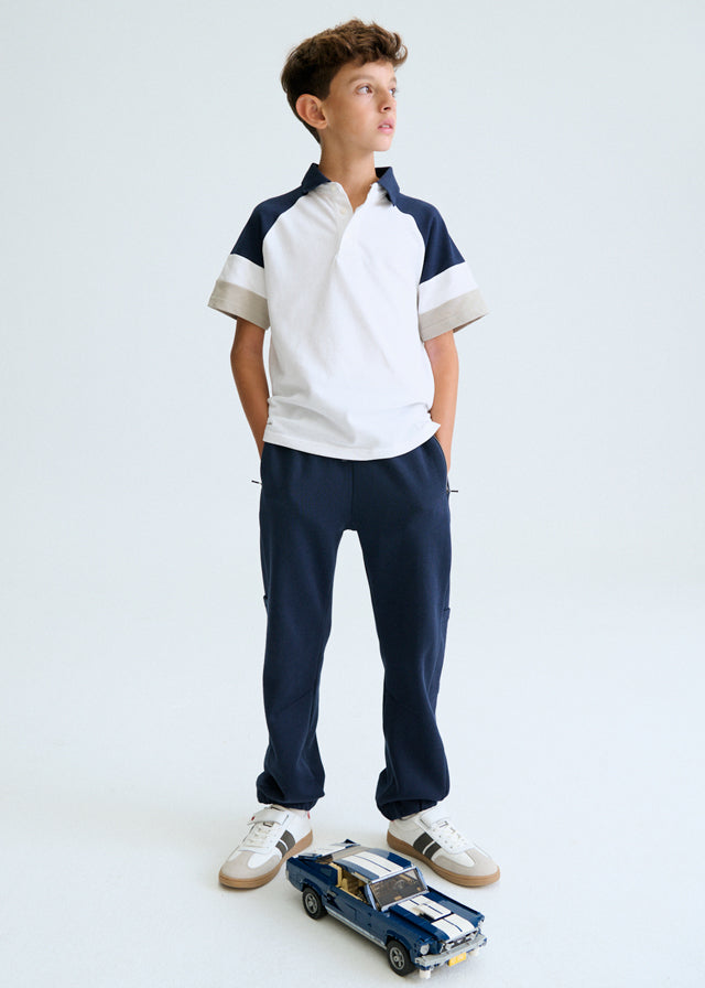 Polo m/curta combinado - mayoral - Menino - SS26-6165