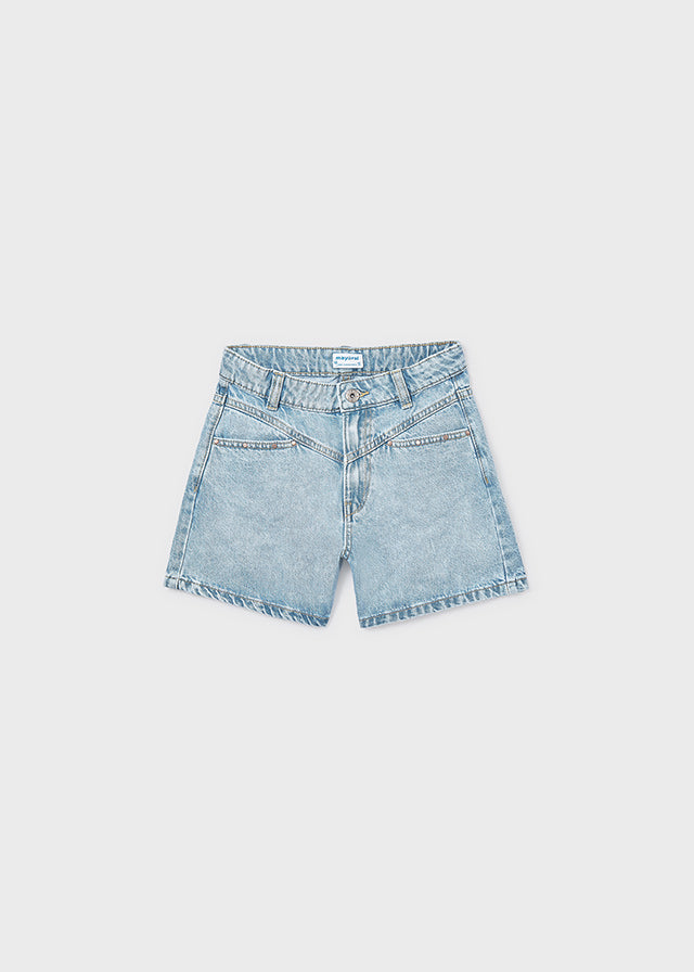 Calções jeans c/ rebites - mayoral - Menina - SS26-6202