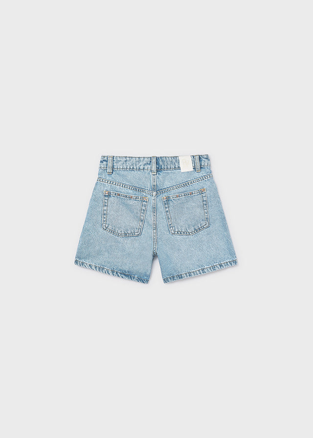 Calções jeans c/ rebites - mayoral - Menina - SS26-6202