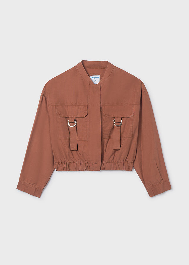 Jaqueta bomber fivelas - mayoral - Menina - SS26-6404