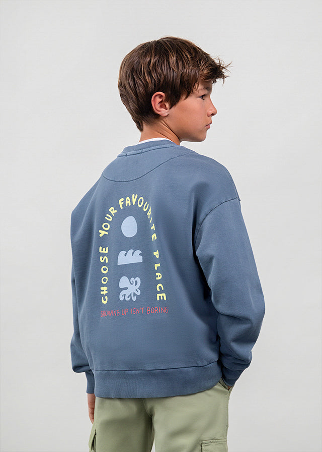 Sweat boston art - mayoral - boston Kids - SS26-6423