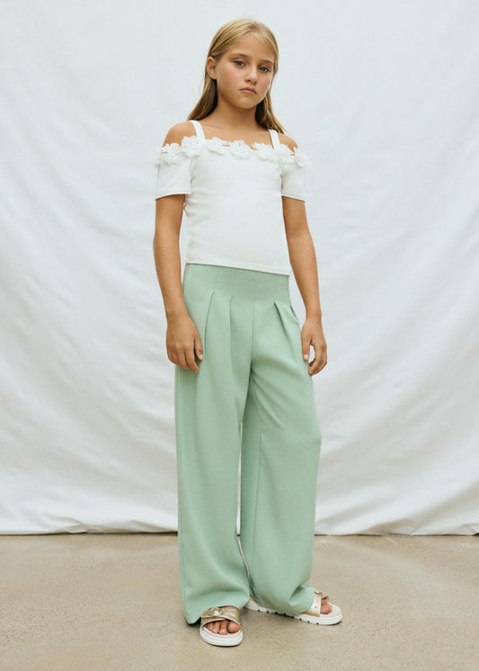 Calça crepe - mayoral - Menina - SS26-6548