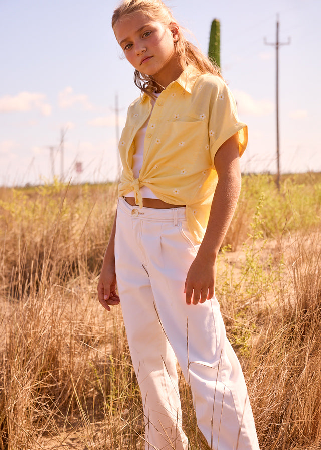 Calça sarja - mayoral - Menina - SS26-6549