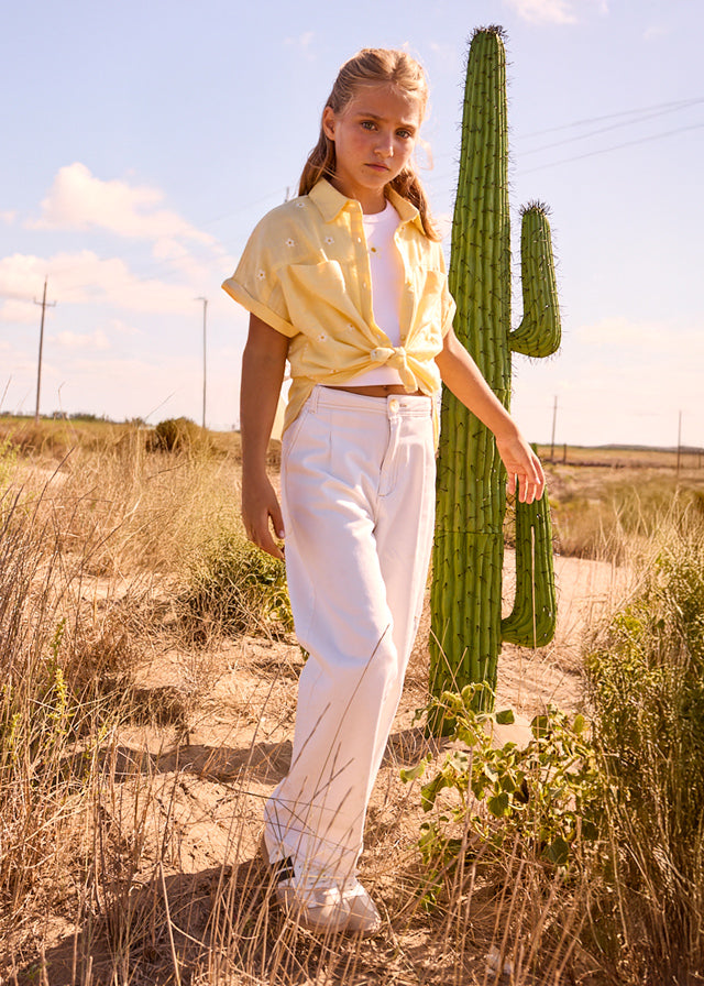 Calça sarja - mayoral - Menina - SS26-6549