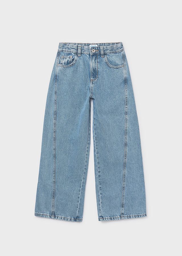 Calça ganga wide leg - mayoral - Menina - SS26-6552