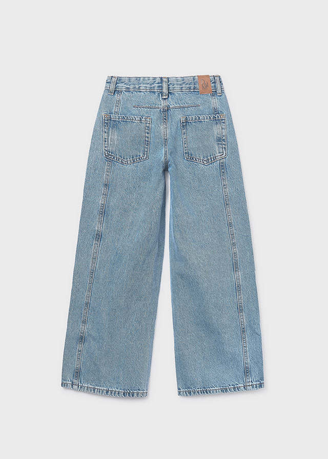 Calça ganga wide leg - mayoral - Menina - SS26-6552