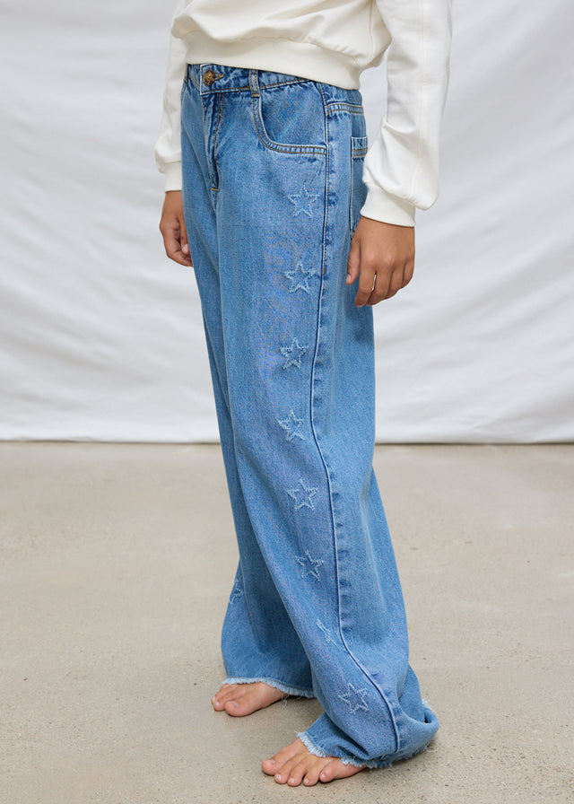Calça ganga fluida - mayoral - Menina - SS26-6557