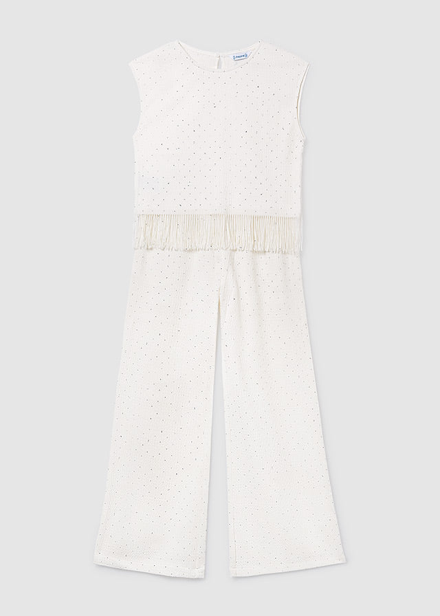 Conj. calças compridas strass - mayoral - Menina - SS26-6558